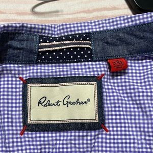 Purple check Robert Graham Tailored fit 2XL